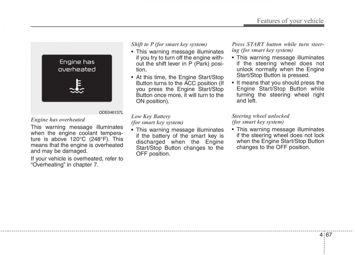 KIA Niro owners manual / page 166