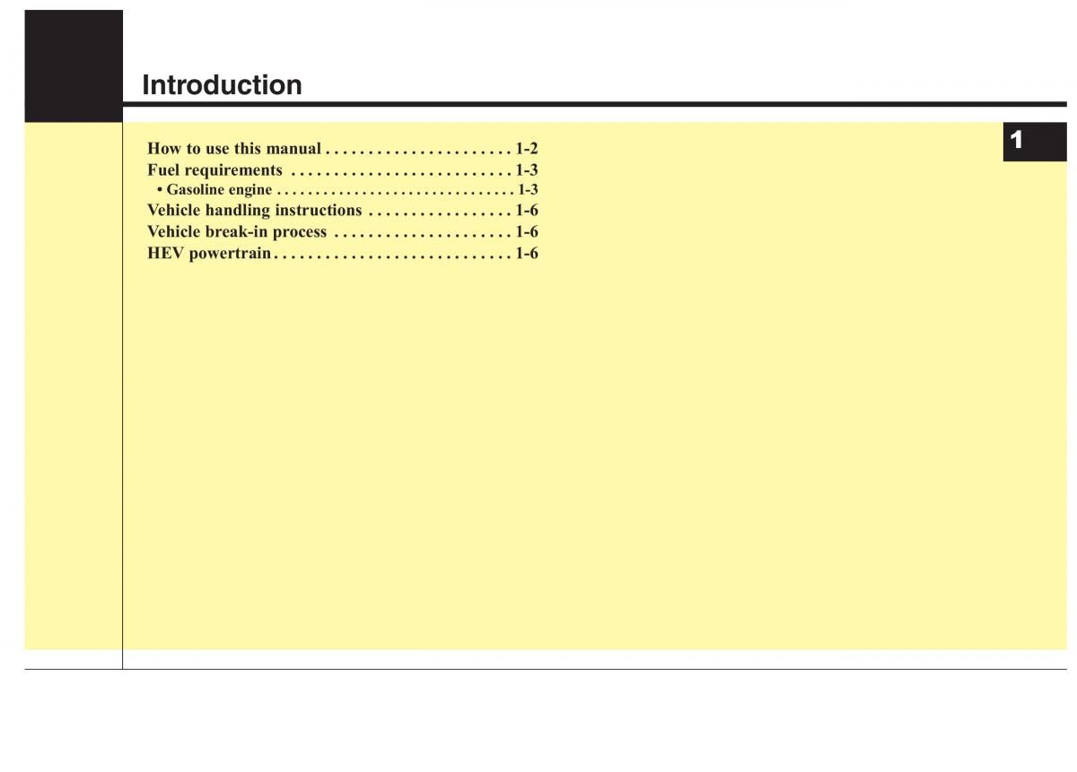 KIA Niro owners manual / page 18