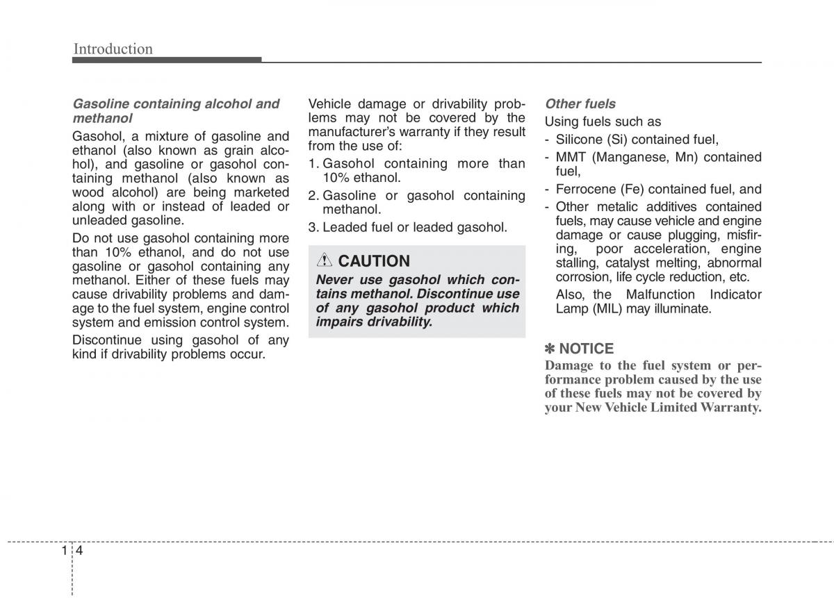 KIA Niro owners manual / page 21