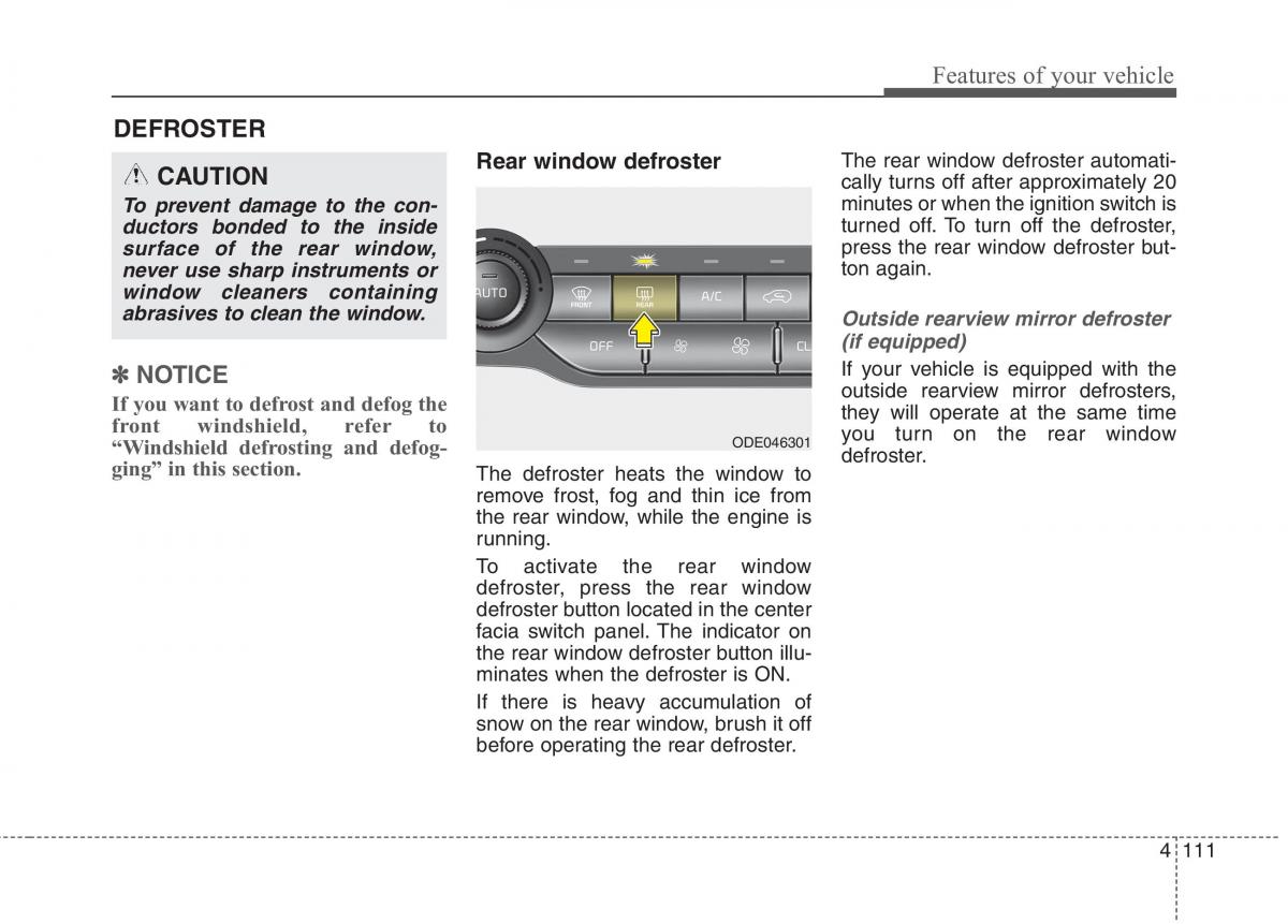 KIA Niro owners manual / page 210