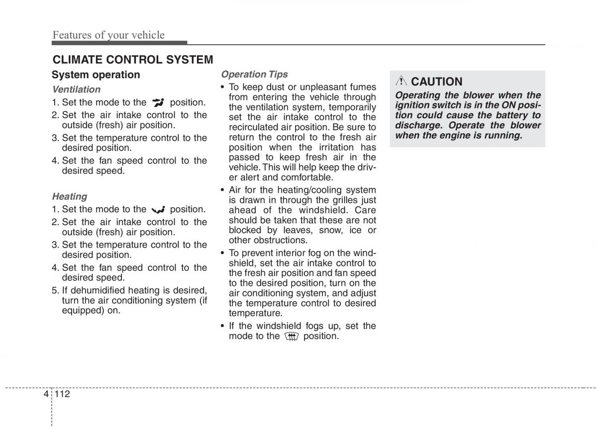 KIA Niro owners manual / page 211