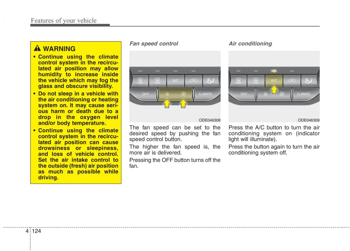 KIA Niro owners manual / page 223
