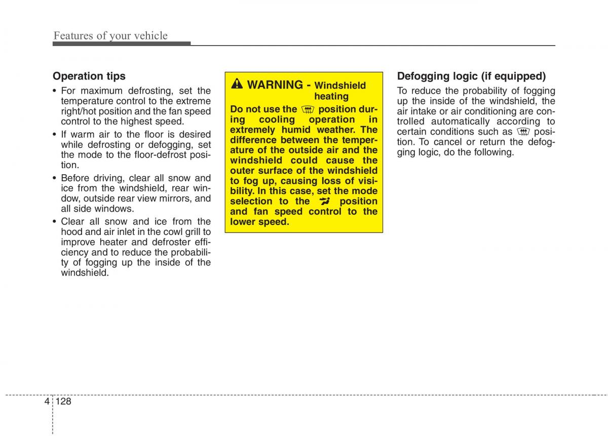 KIA Niro owners manual / page 227