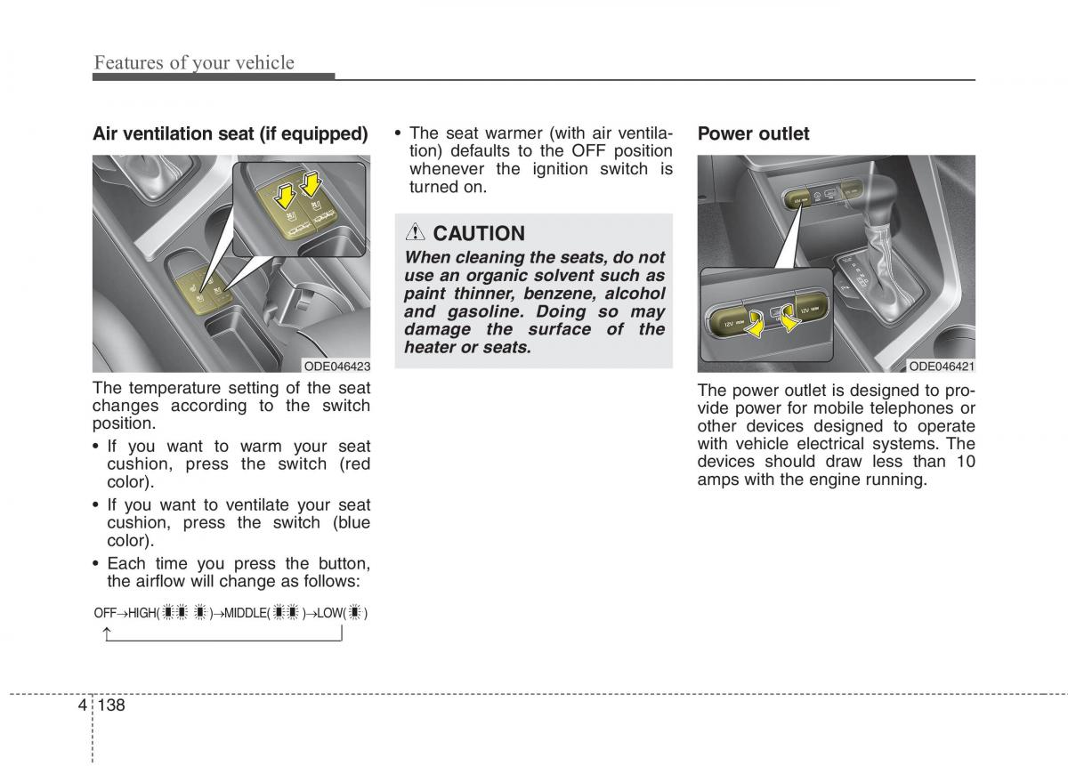 KIA Niro owners manual / page 237