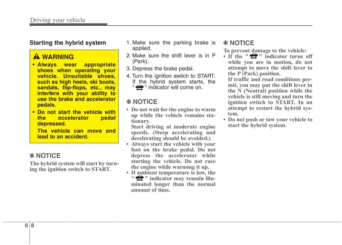 KIA Niro owners manual / page 310