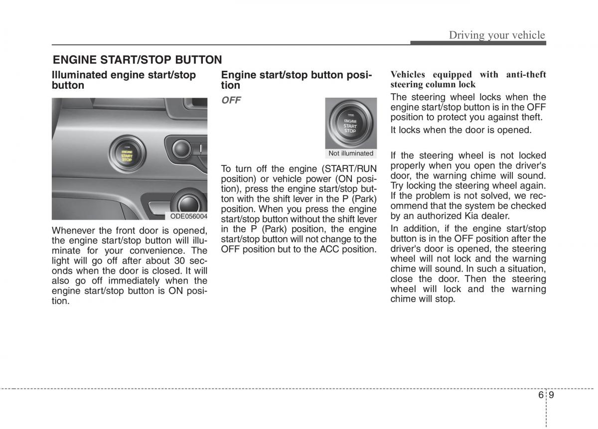 KIA Niro owners manual / page 311