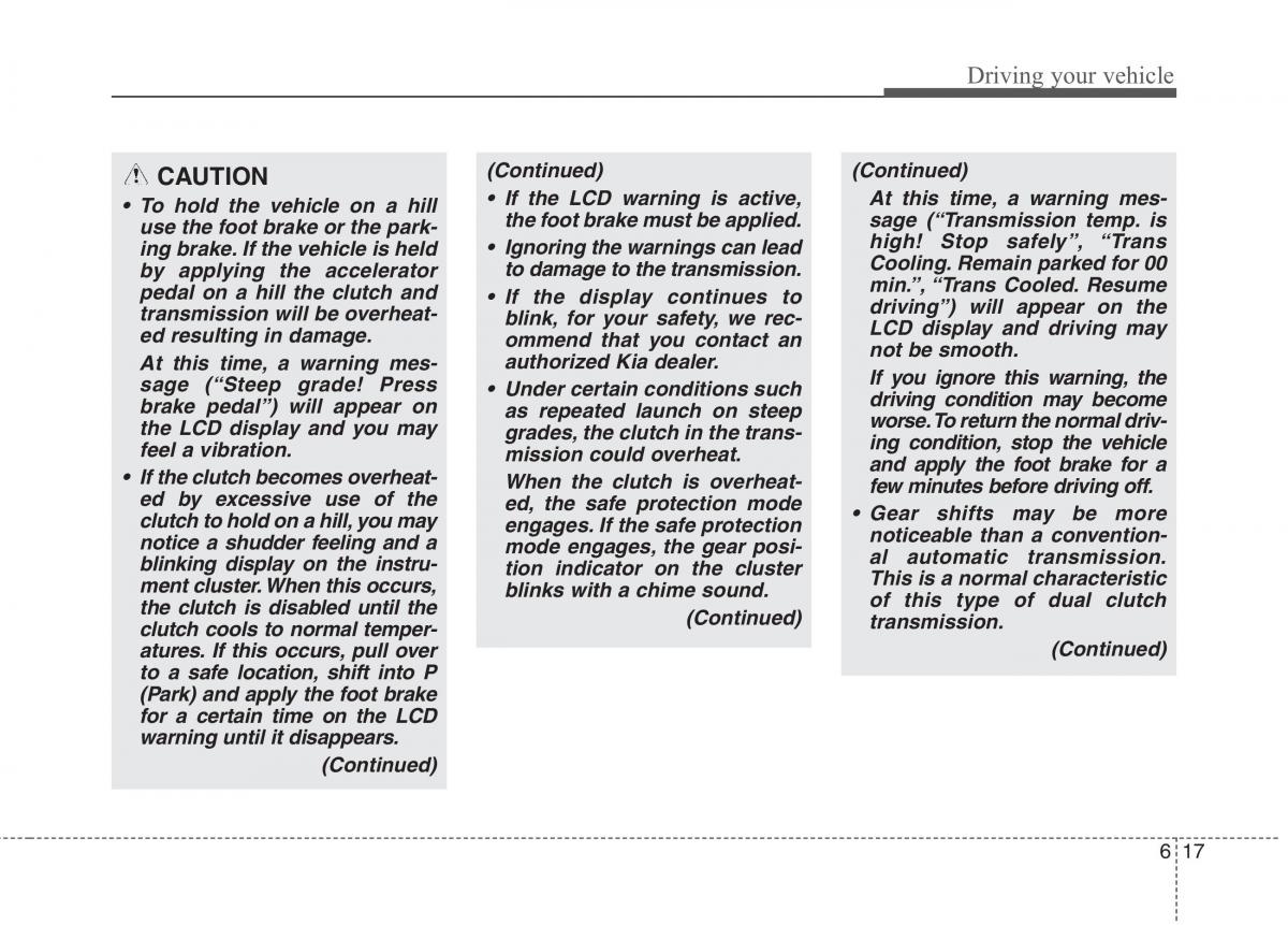KIA Niro owners manual / page 319