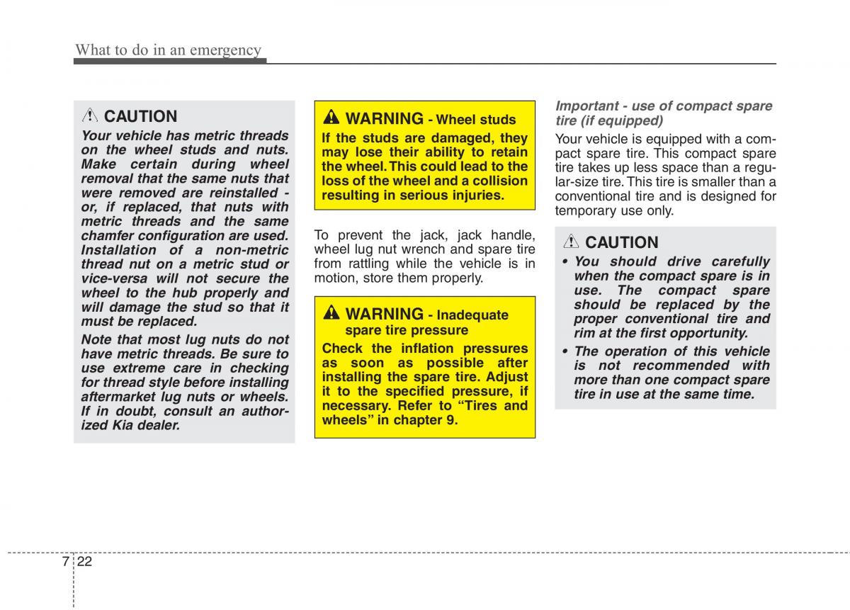 KIA Niro owners manual / page 423