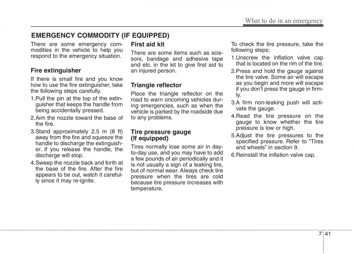 KIA Niro owners manual / page 442