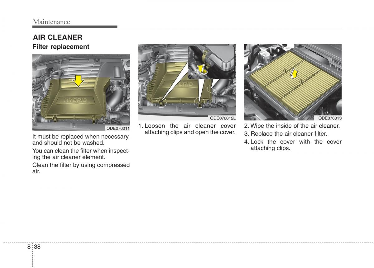 KIA Niro owners manual / page 480