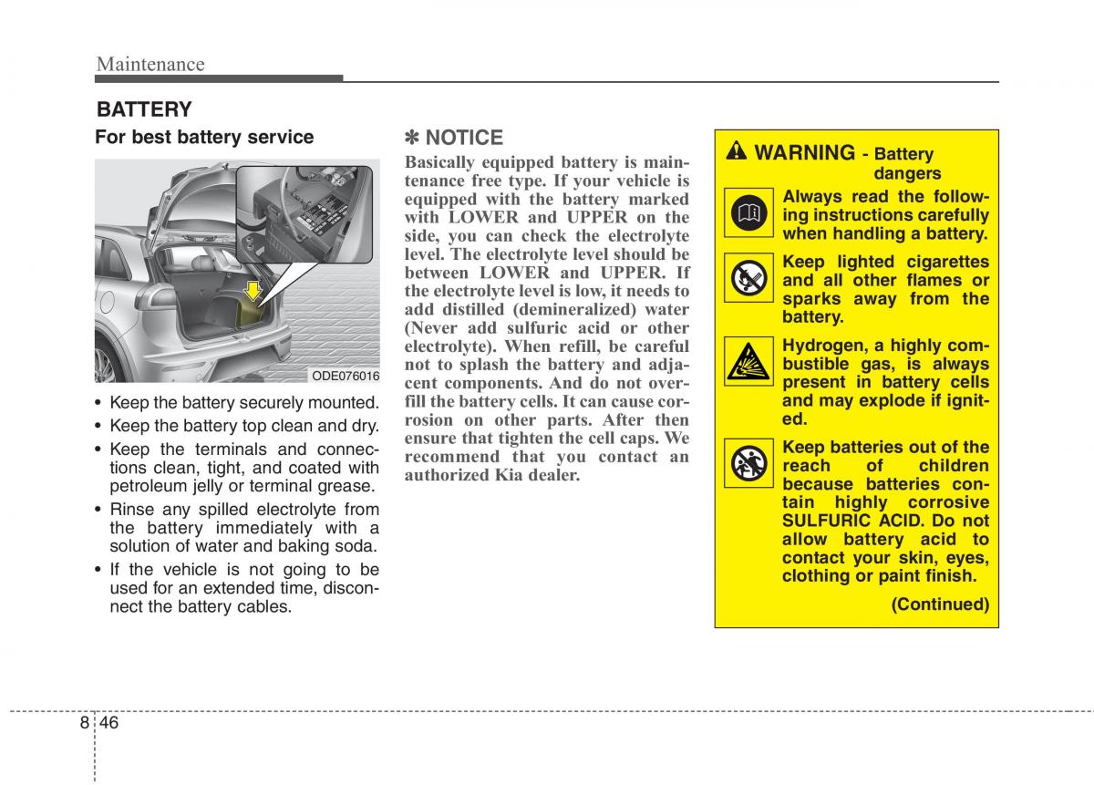 KIA Niro owners manual / page 488