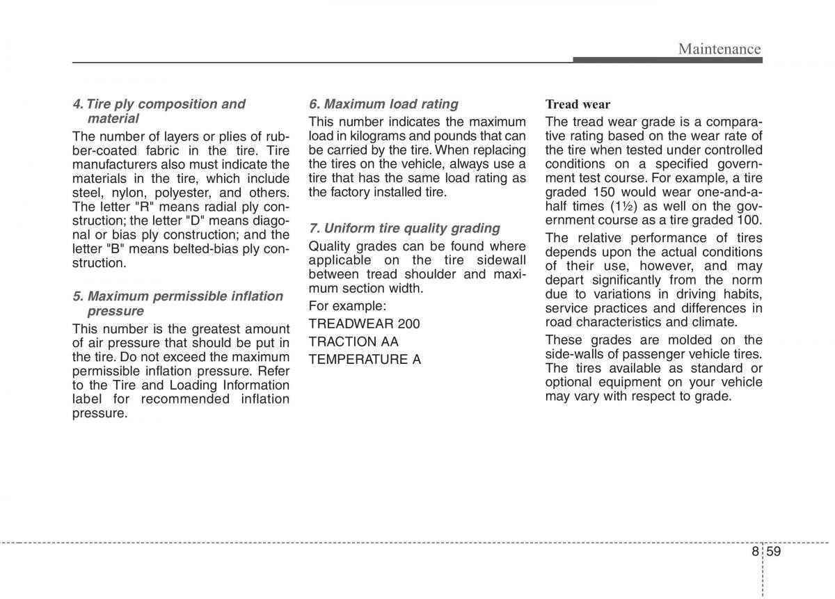 KIA Niro owners manual / page 501