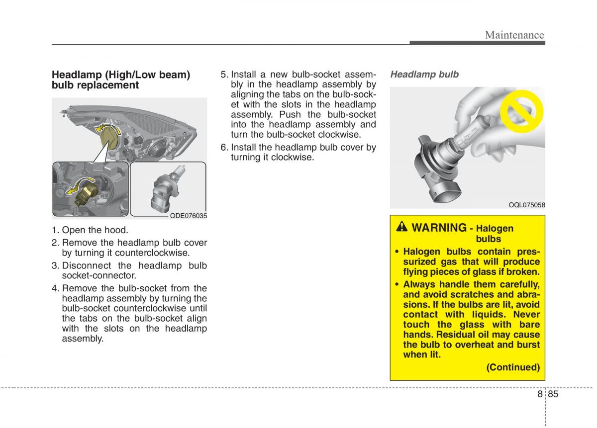 KIA Niro owners manual / page 527