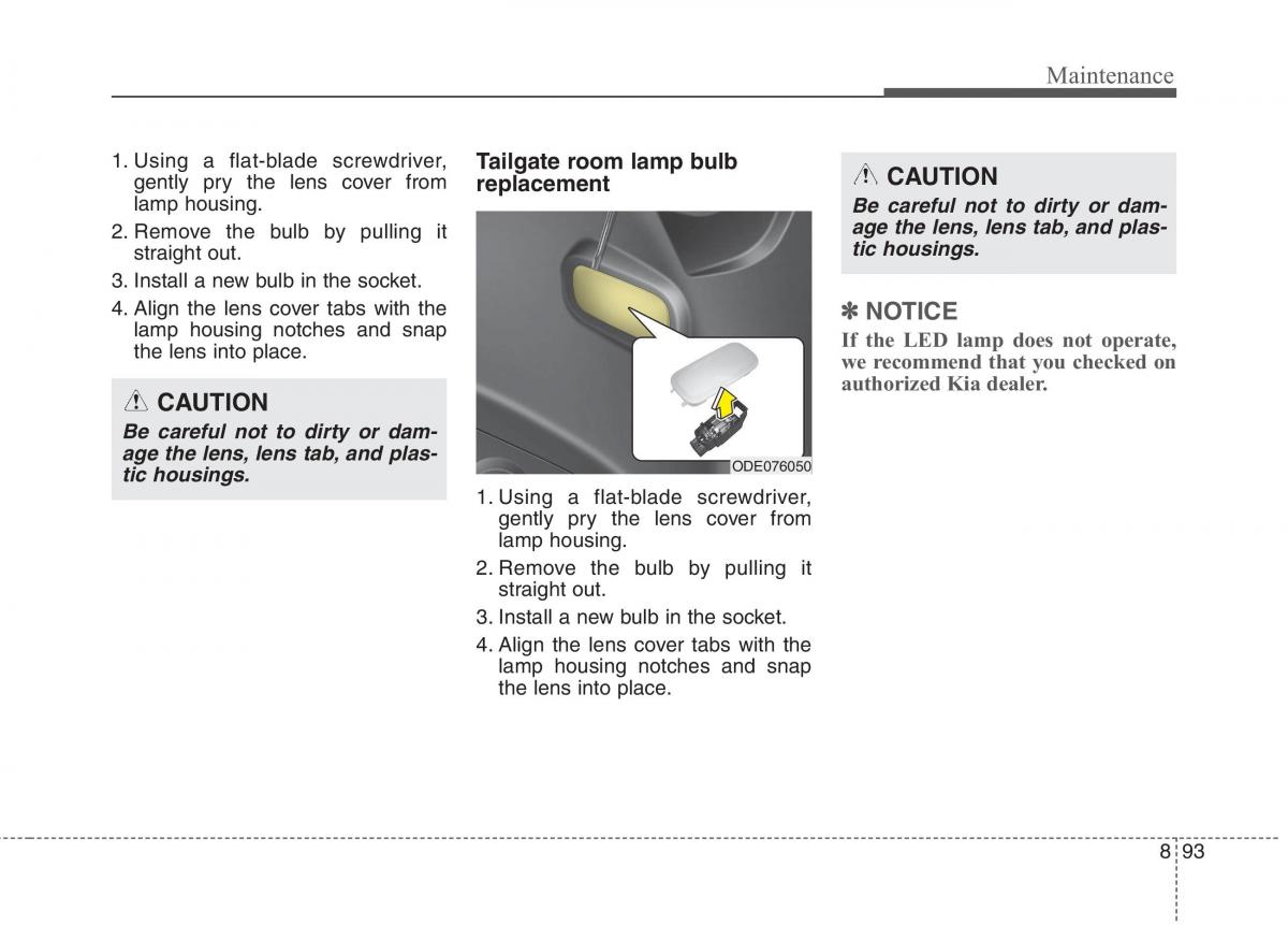 KIA Niro owners manual / page 535