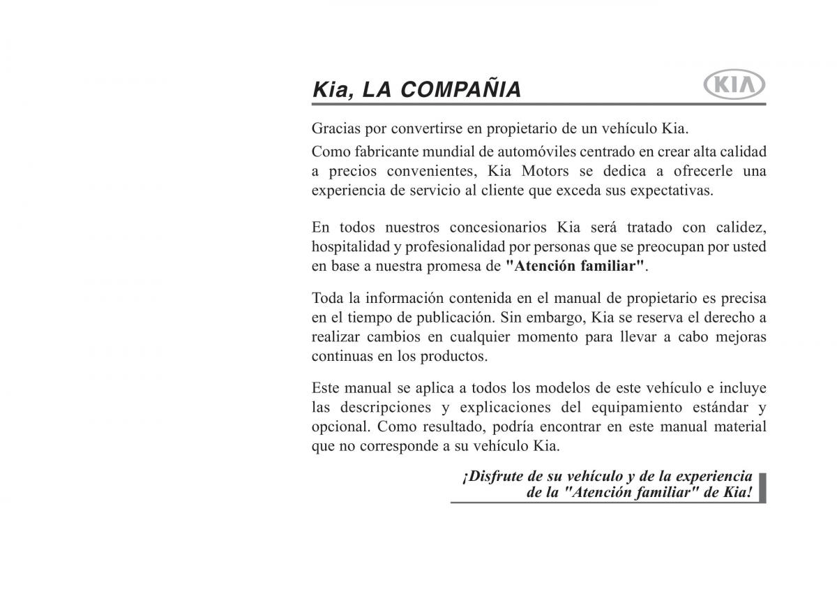 KIA Niro manual del propietario / page 1