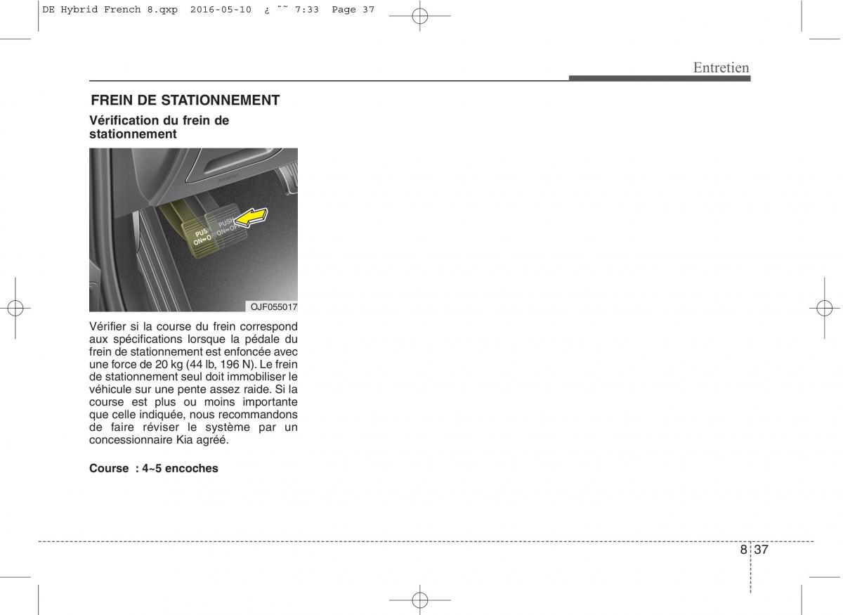KIA Niro manuel du proprietaire / page 492