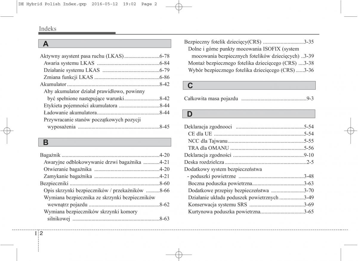 KIA Niro instrukcja obslugi / page 588