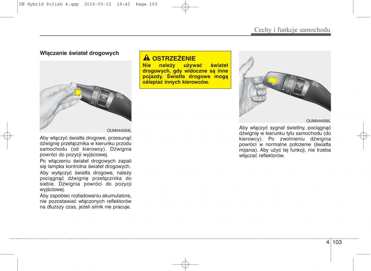 KIA Niro instrukcja obslugi / page 207