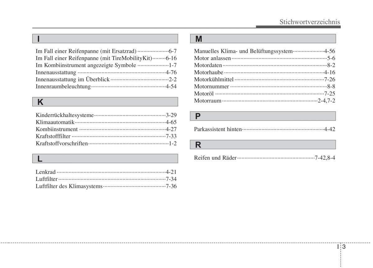 KIA Picanto I 1 Handbuch / page 361