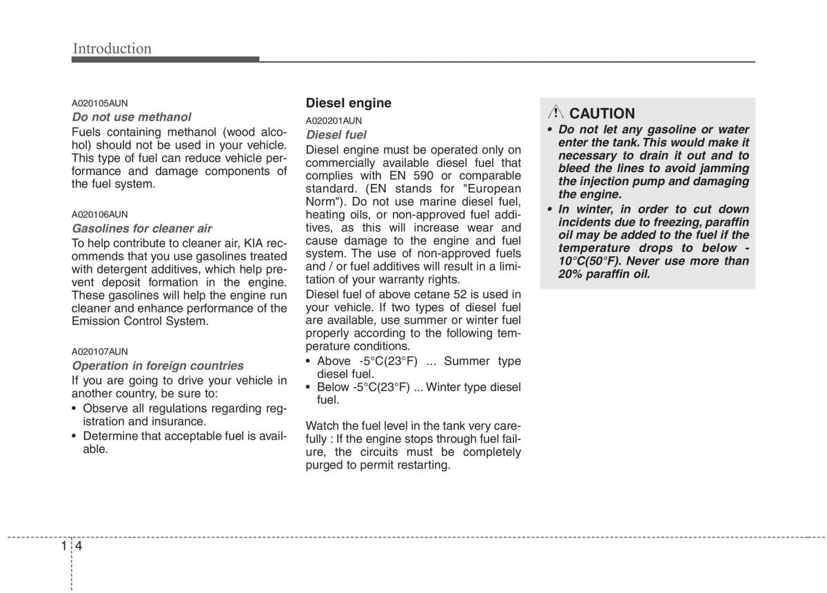 KIA Picanto I 1 owners manual / page 7