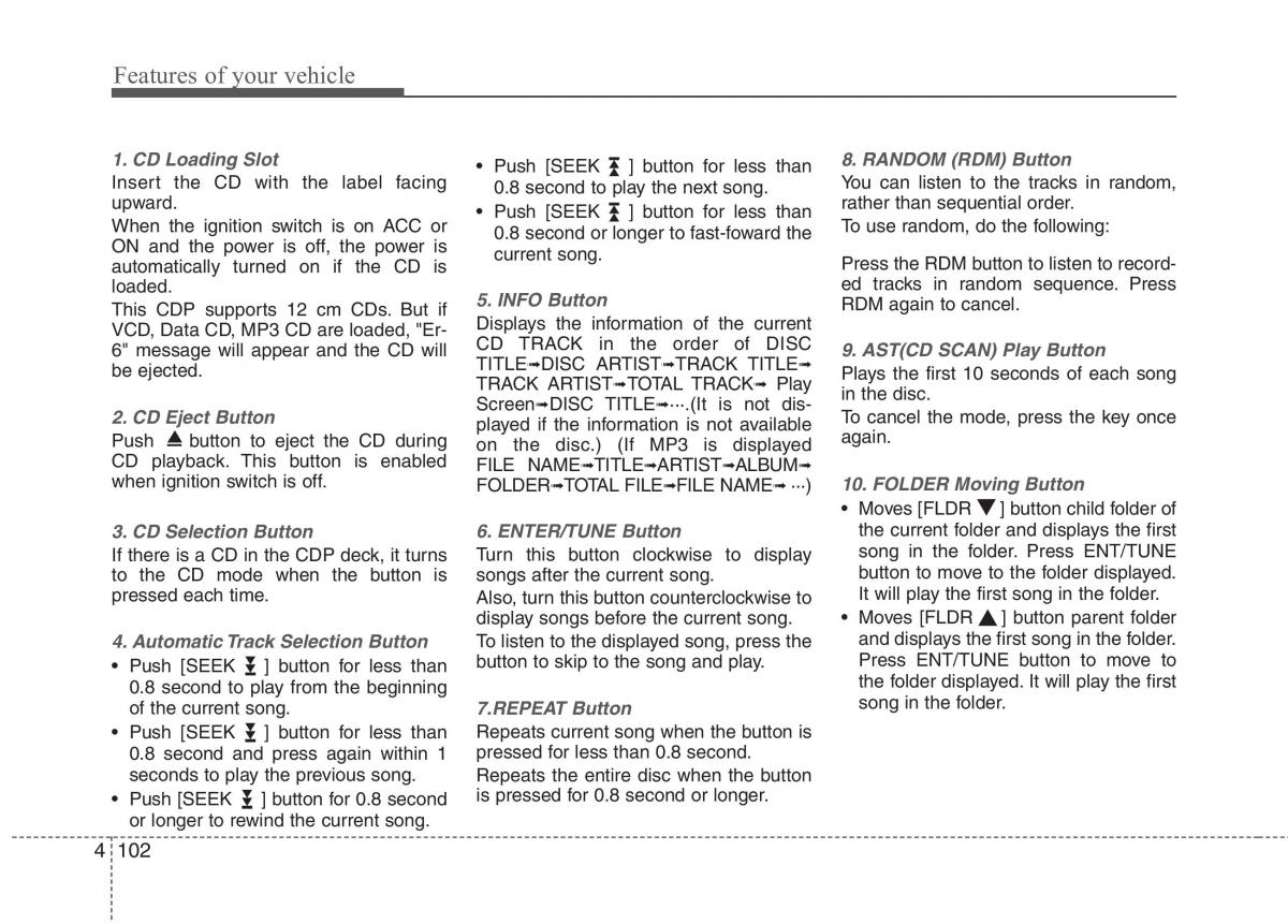 KIA Picanto I 1 owners manual / page 173