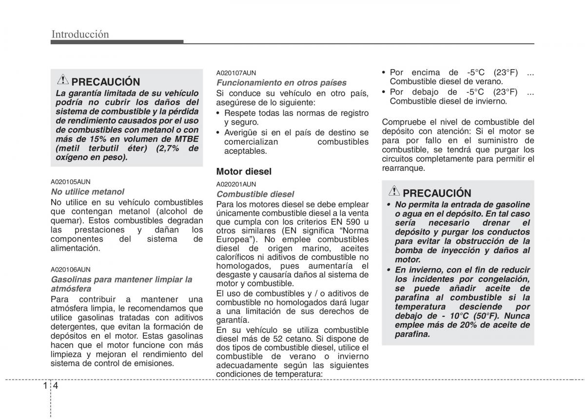 KIA Picanto I 1 manual del propietario / page 7