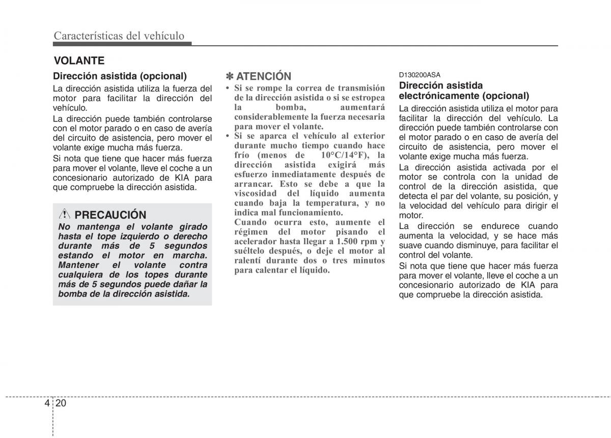 KIA Picanto I 1 manual del propietario / page 95
