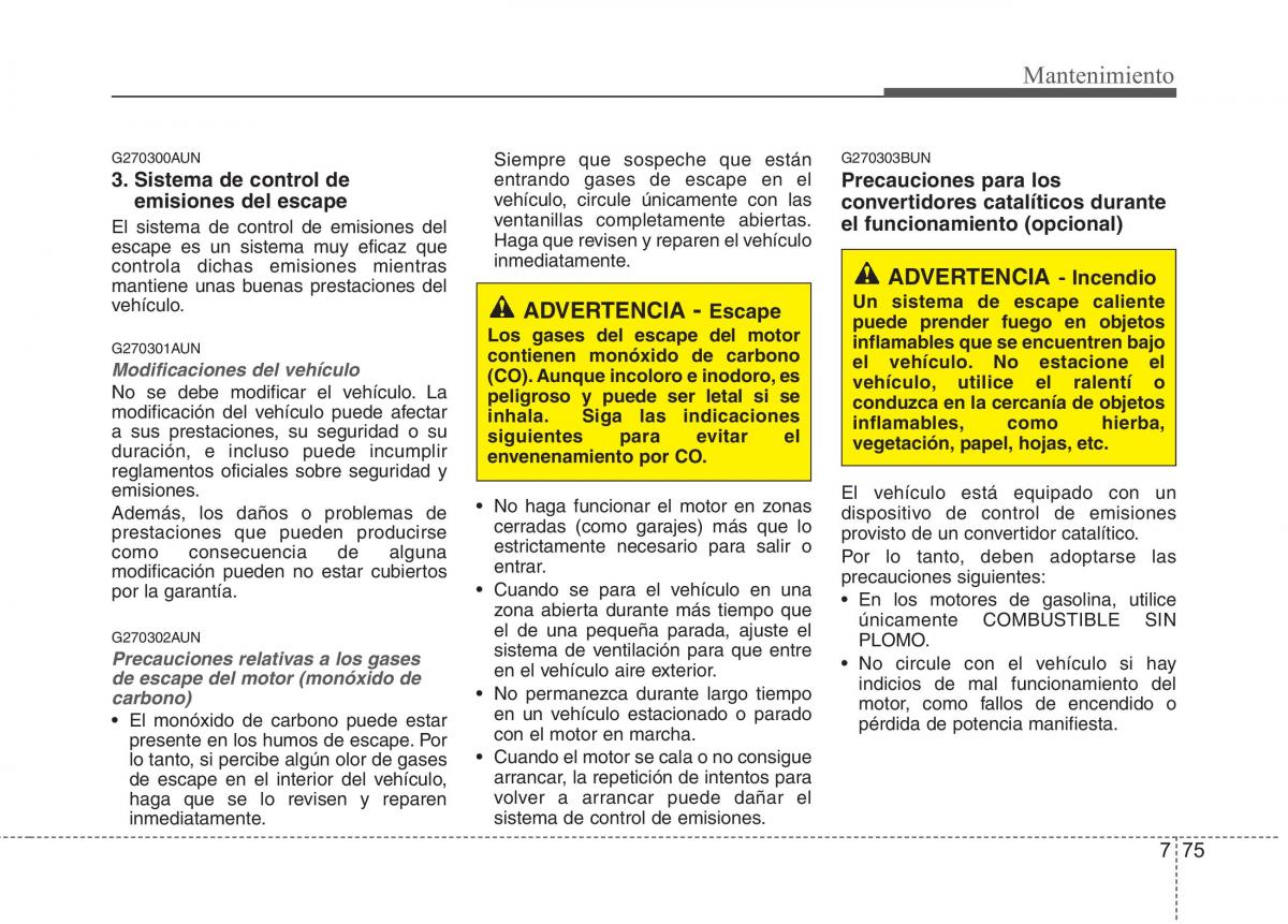 KIA Picanto I 1 manual del propietario / page 377