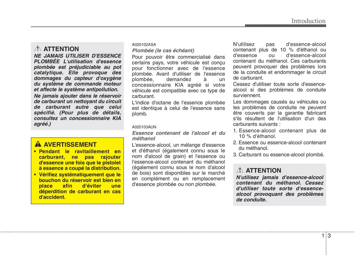 KIA Picanto I 1 manuel du proprietaire / page 6