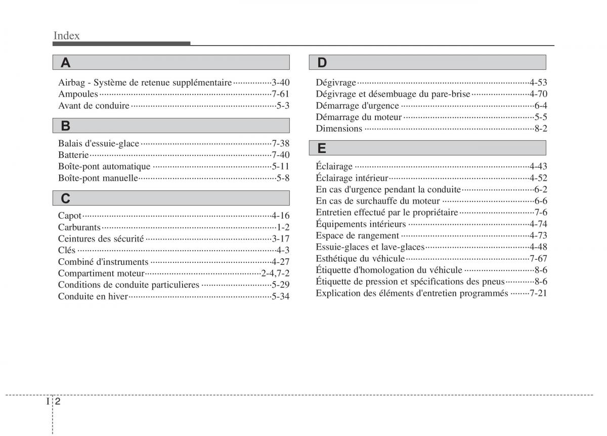 KIA Picanto I 1 manuel du proprietaire / page 357