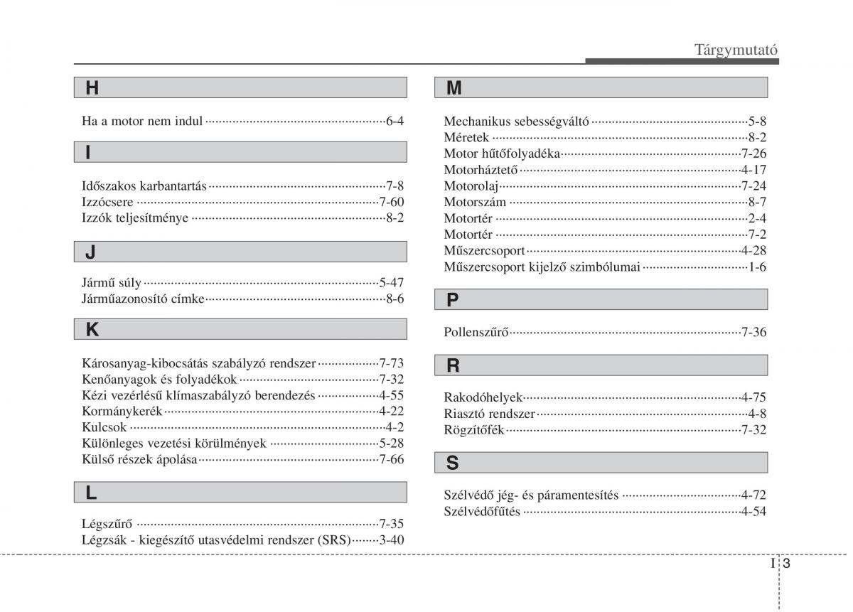 KIA Picanto I 1 Kezelesi utmutato / page 350