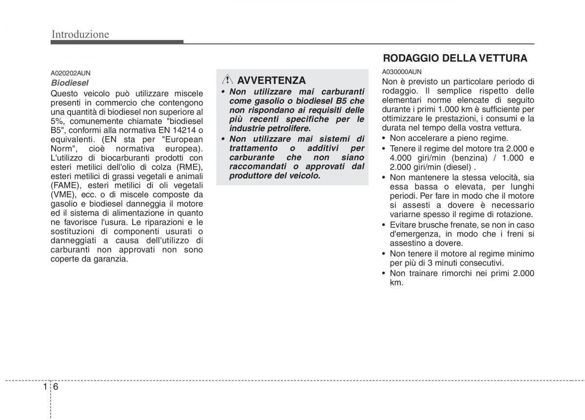 KIA Picanto I 1 manuale del proprietario / page 9