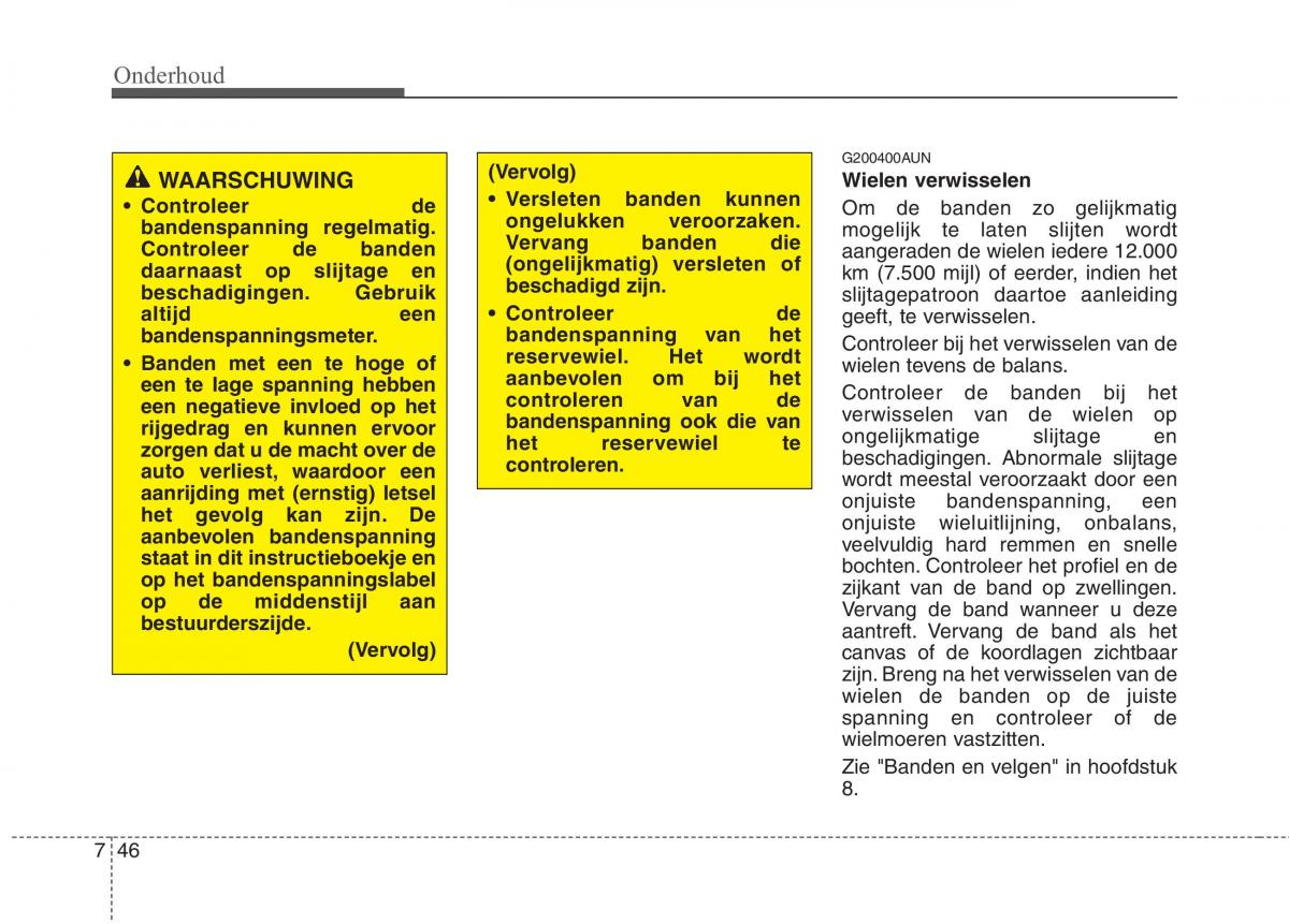 KIA Picanto I 1 handleiding / page 307