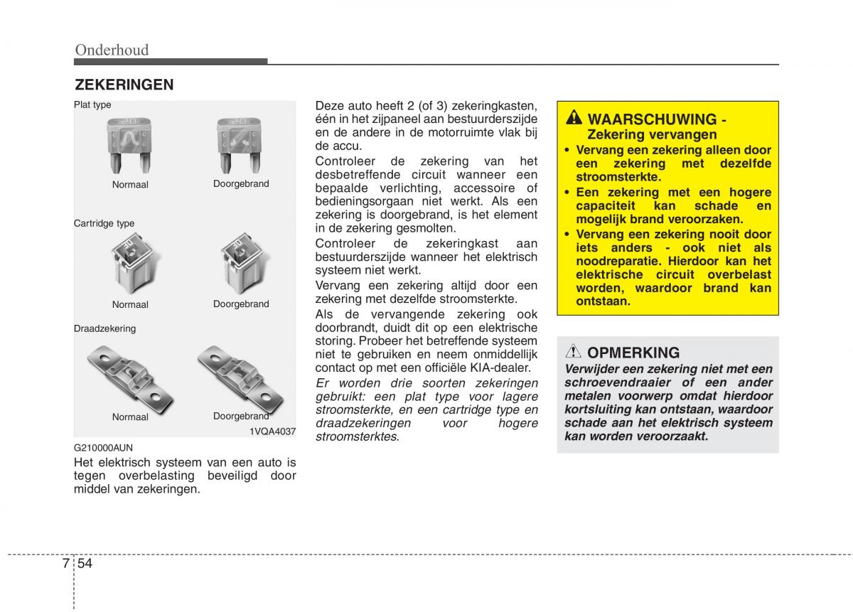 KIA Picanto I 1 handleiding / page 315