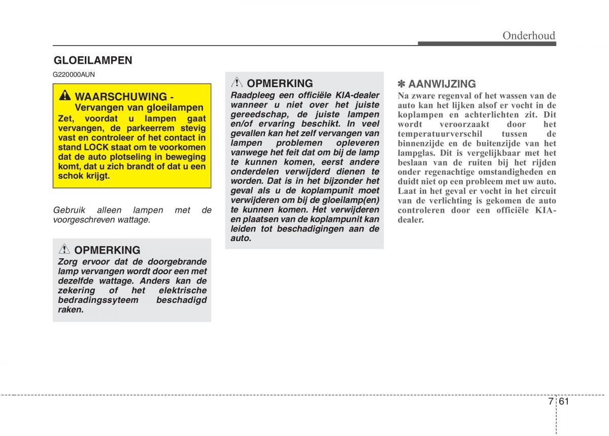 KIA Picanto I 1 handleiding / page 322