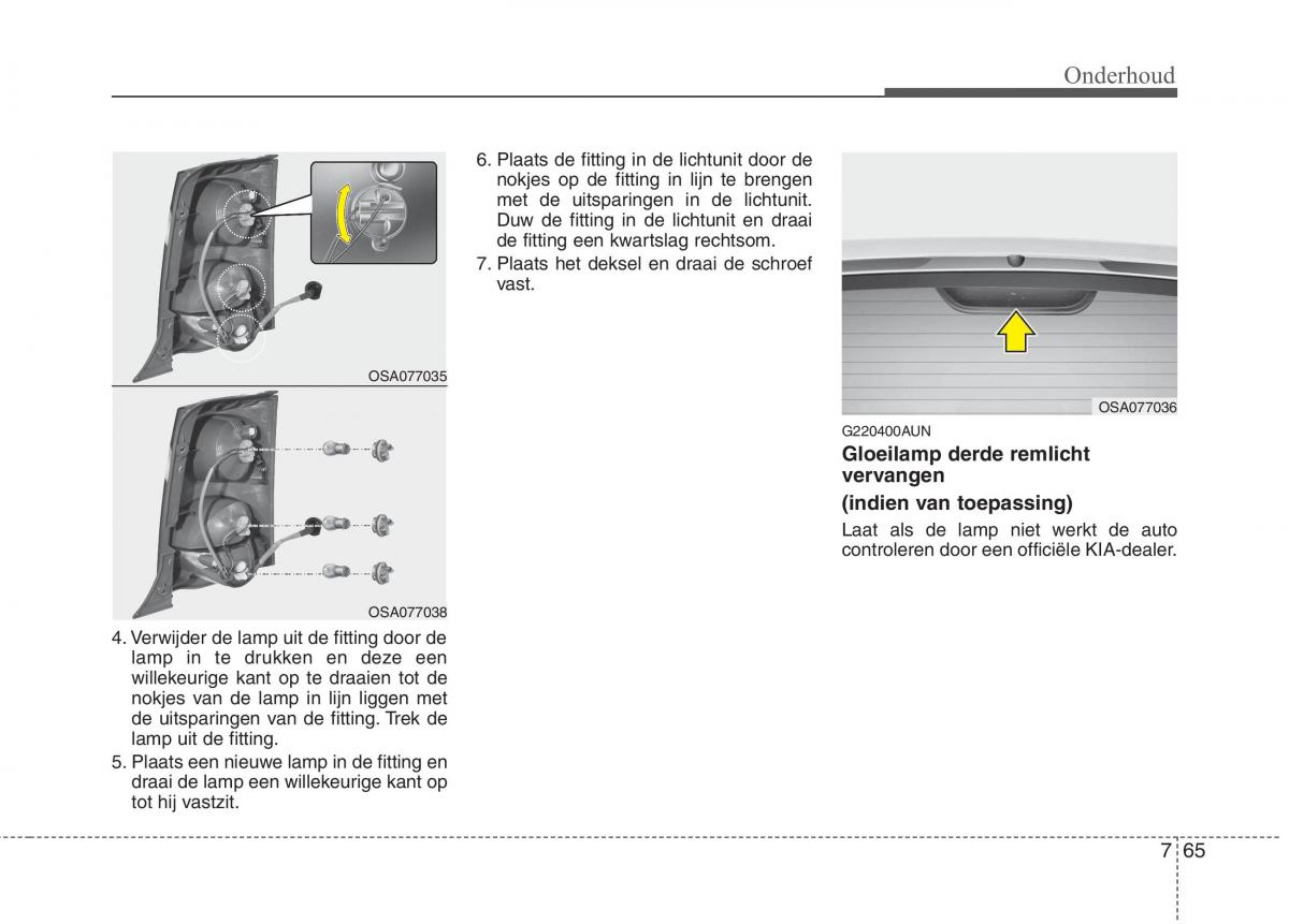 KIA Picanto I 1 handleiding / page 326