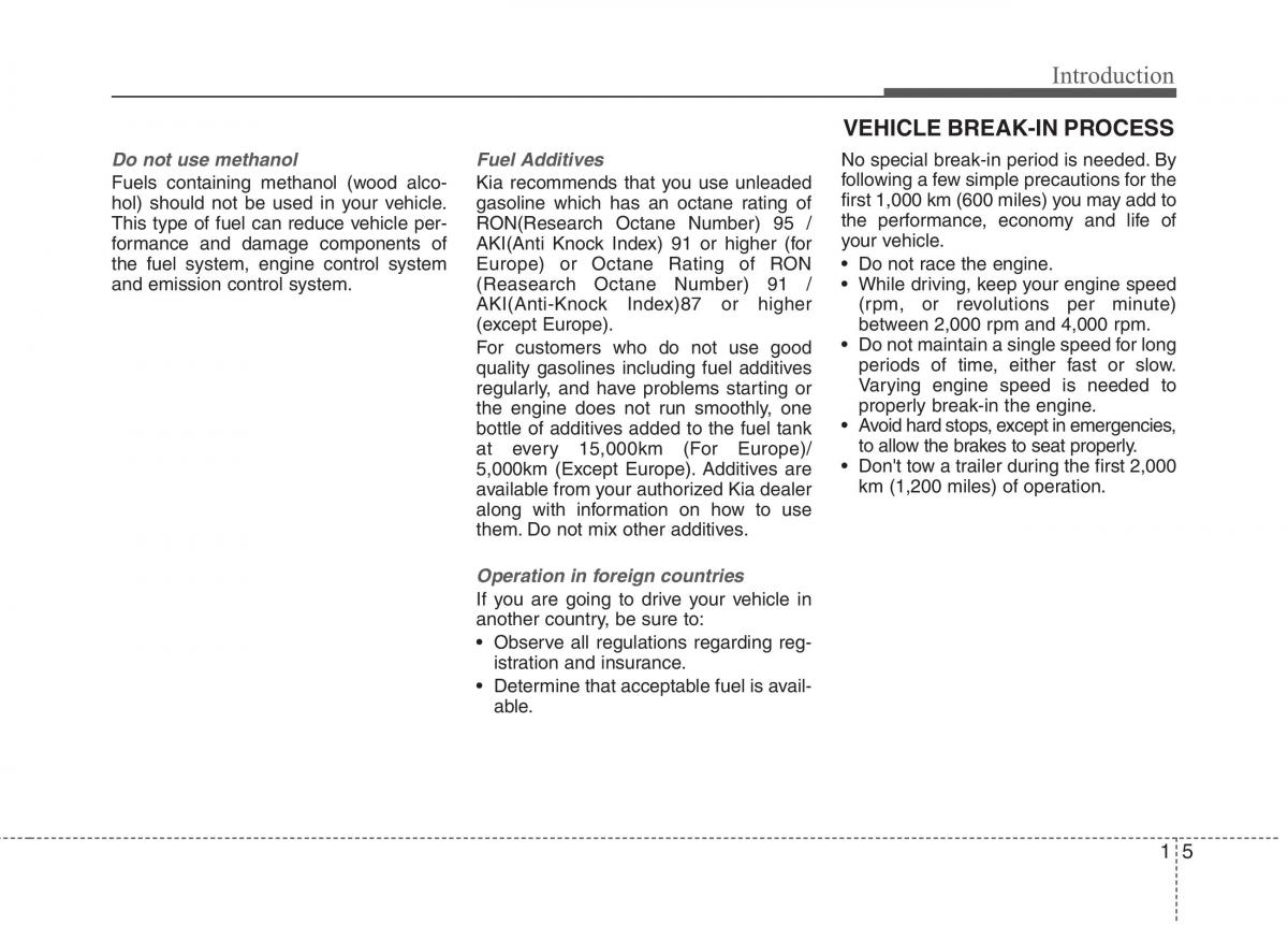 KIA Picanto II 2 owners manual / page 8