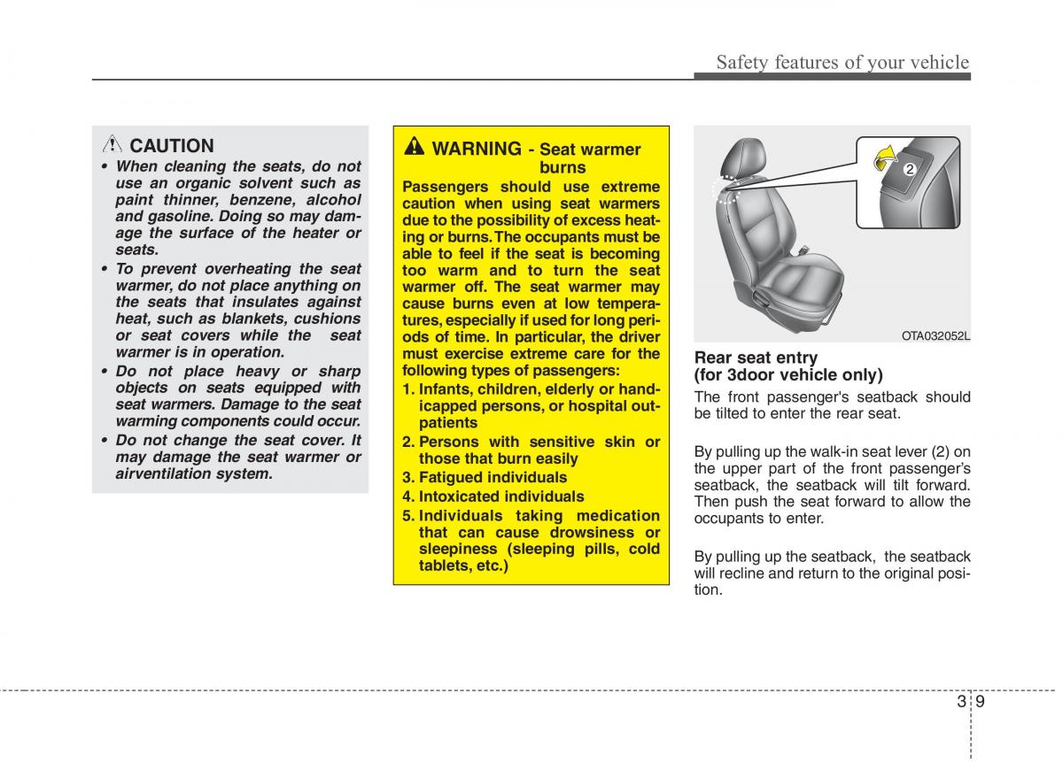 KIA Picanto II 2 owners manual / page 21