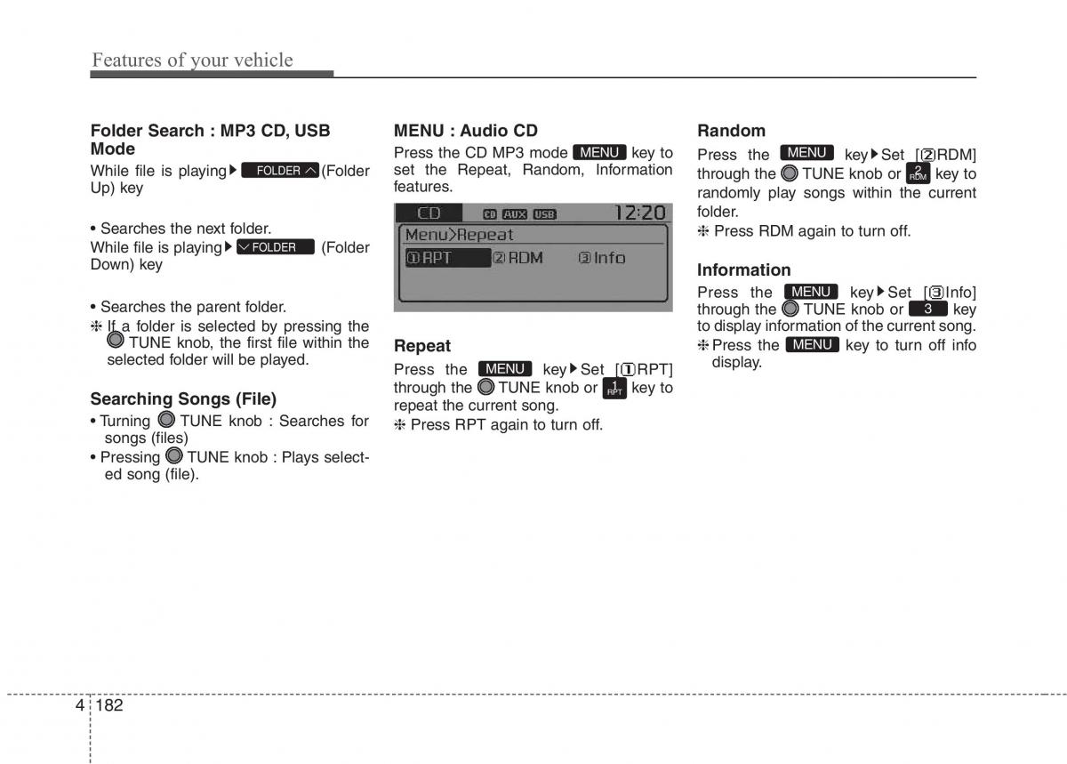 KIA Picanto II 2 owners manual / page 257
