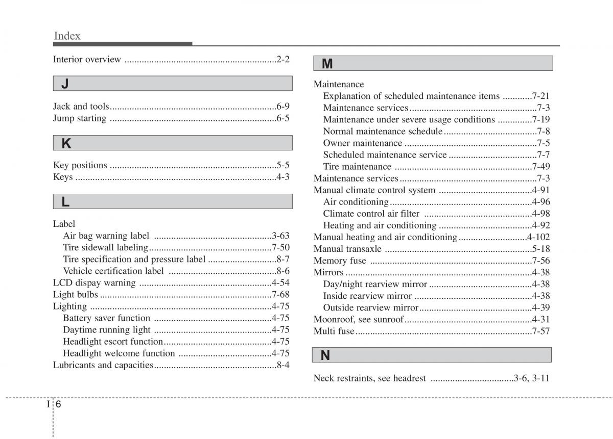 KIA Picanto II 2 owners manual / page 485