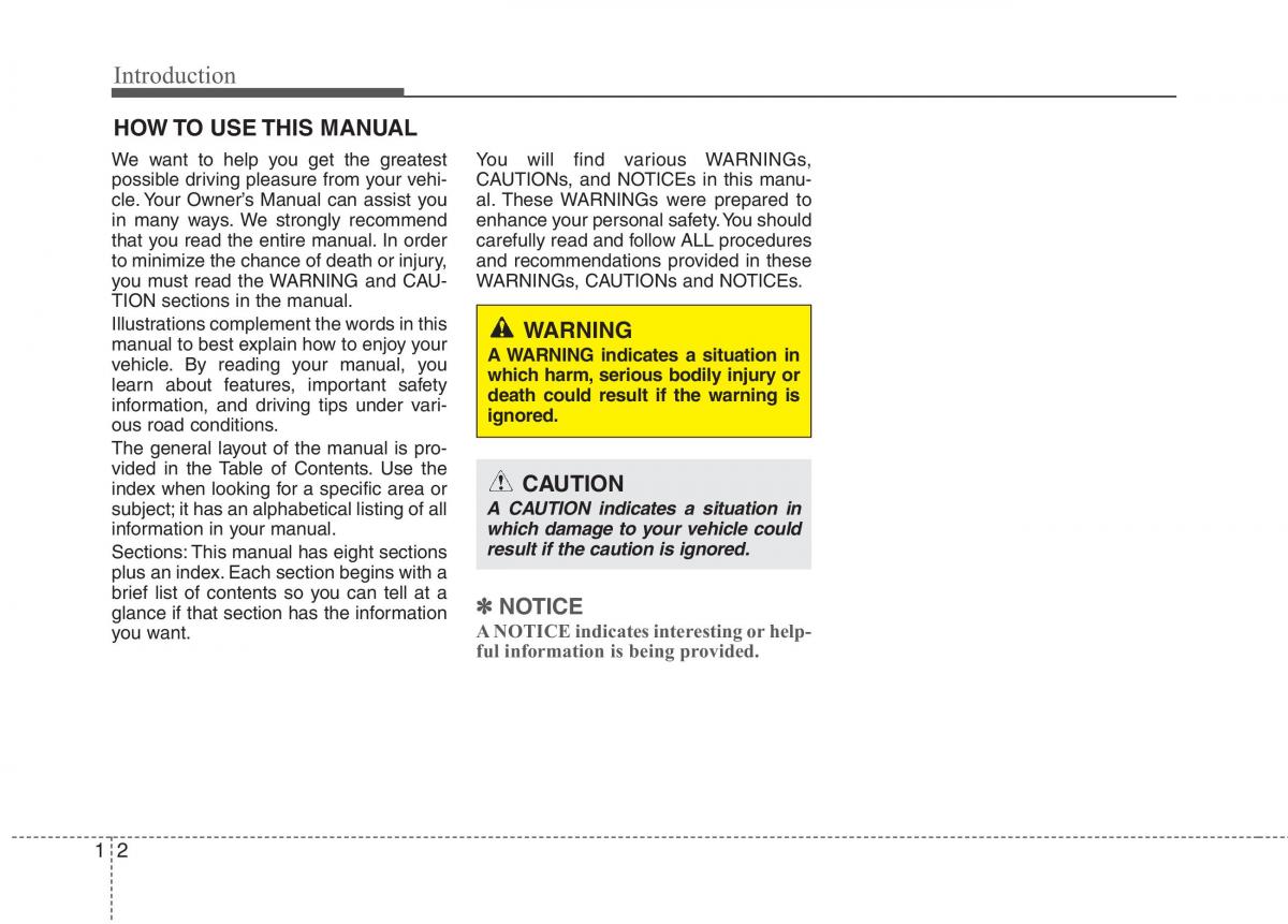 KIA Picanto II 2 owners manual / page 5