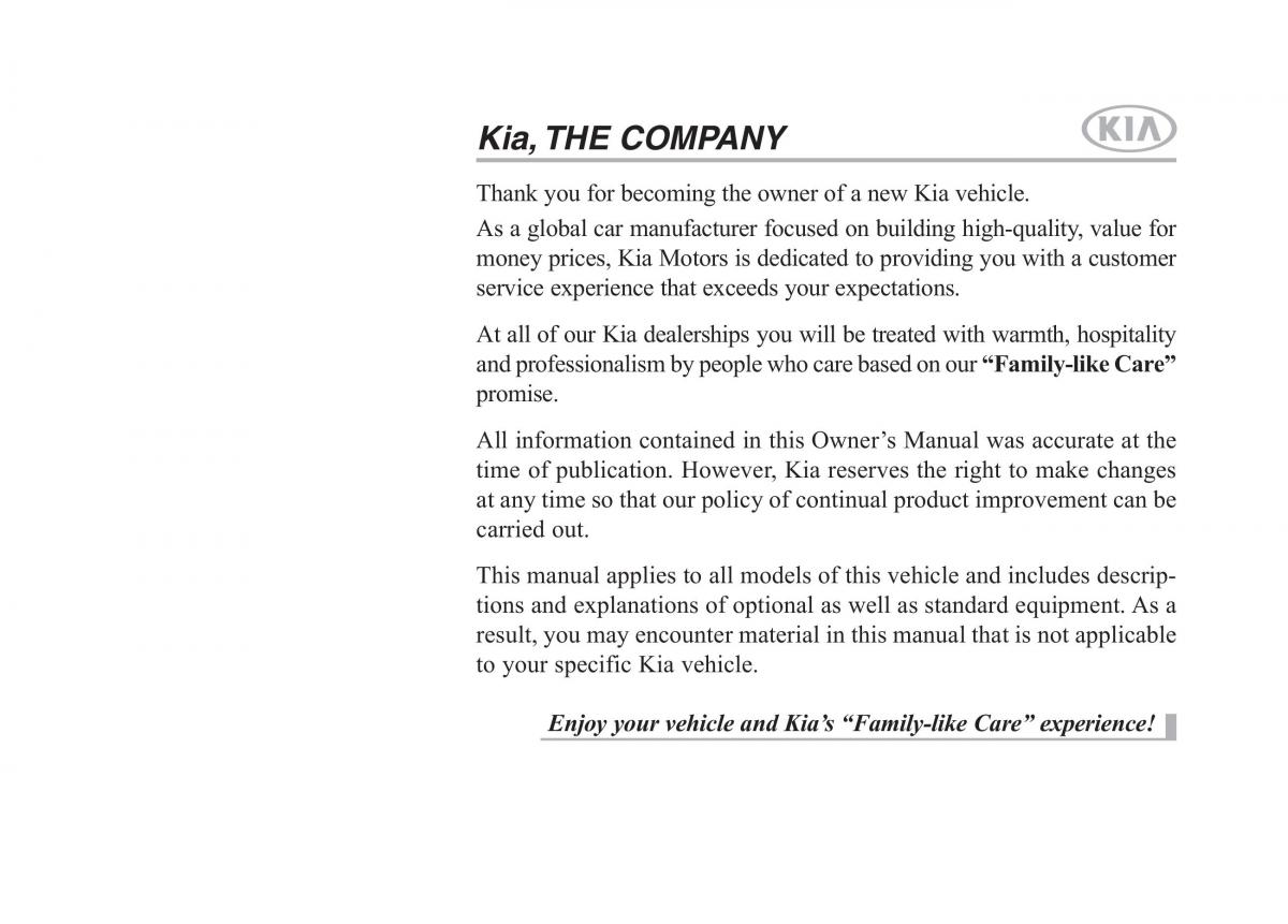 KIA Picanto II 2 owners manual / page 1