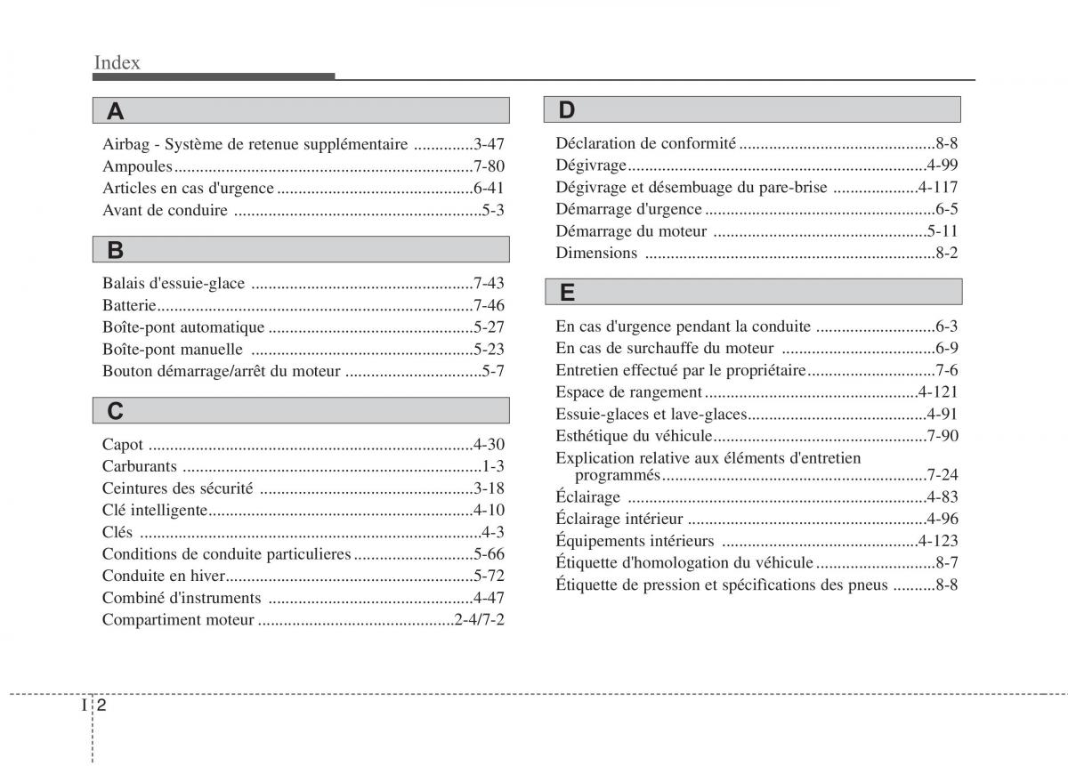 KIA Picanto II 2 manuel du proprietaire / page 538