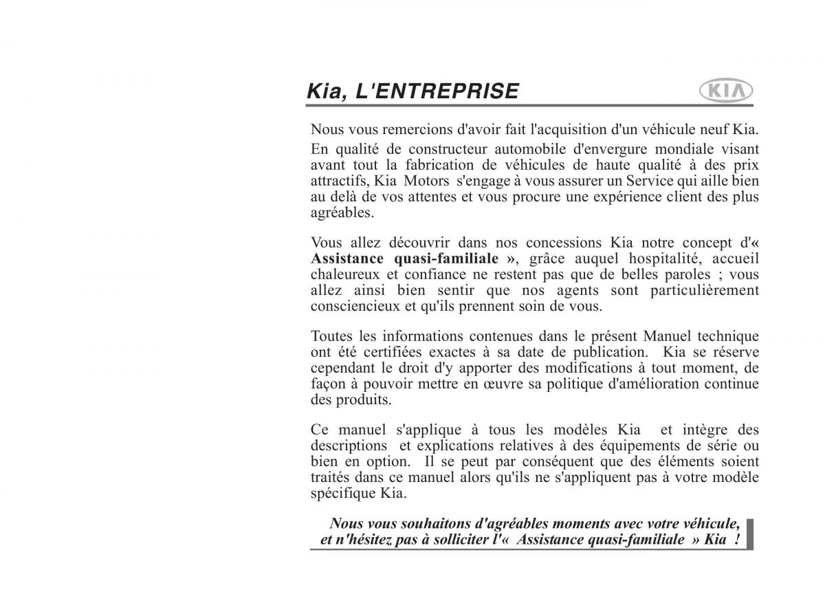 KIA Picanto II 2 manuel du proprietaire / page 1