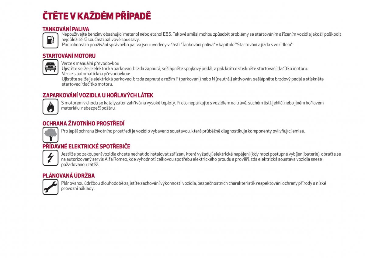 Alfa Romeo Giulia navod k obsludze / page 4