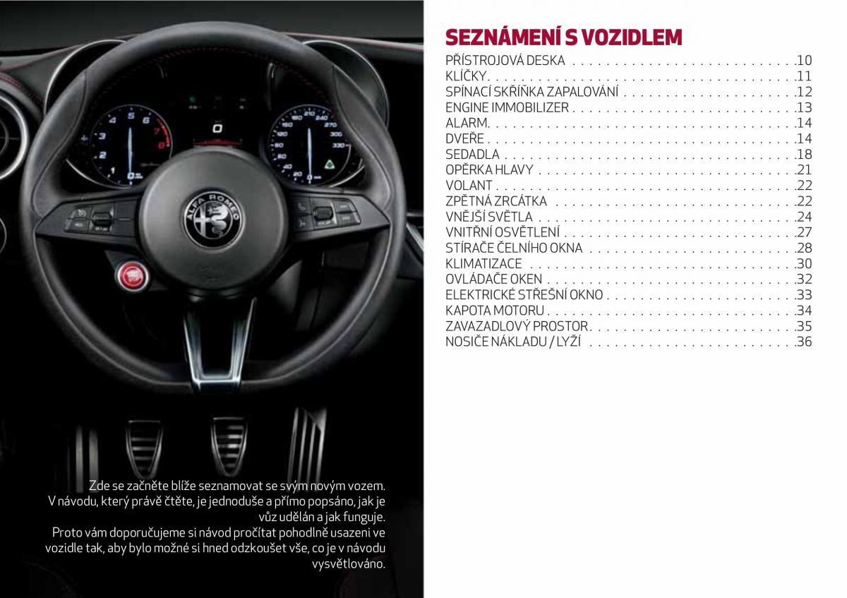 Alfa Romeo Giulia navod k obsludze / page 11