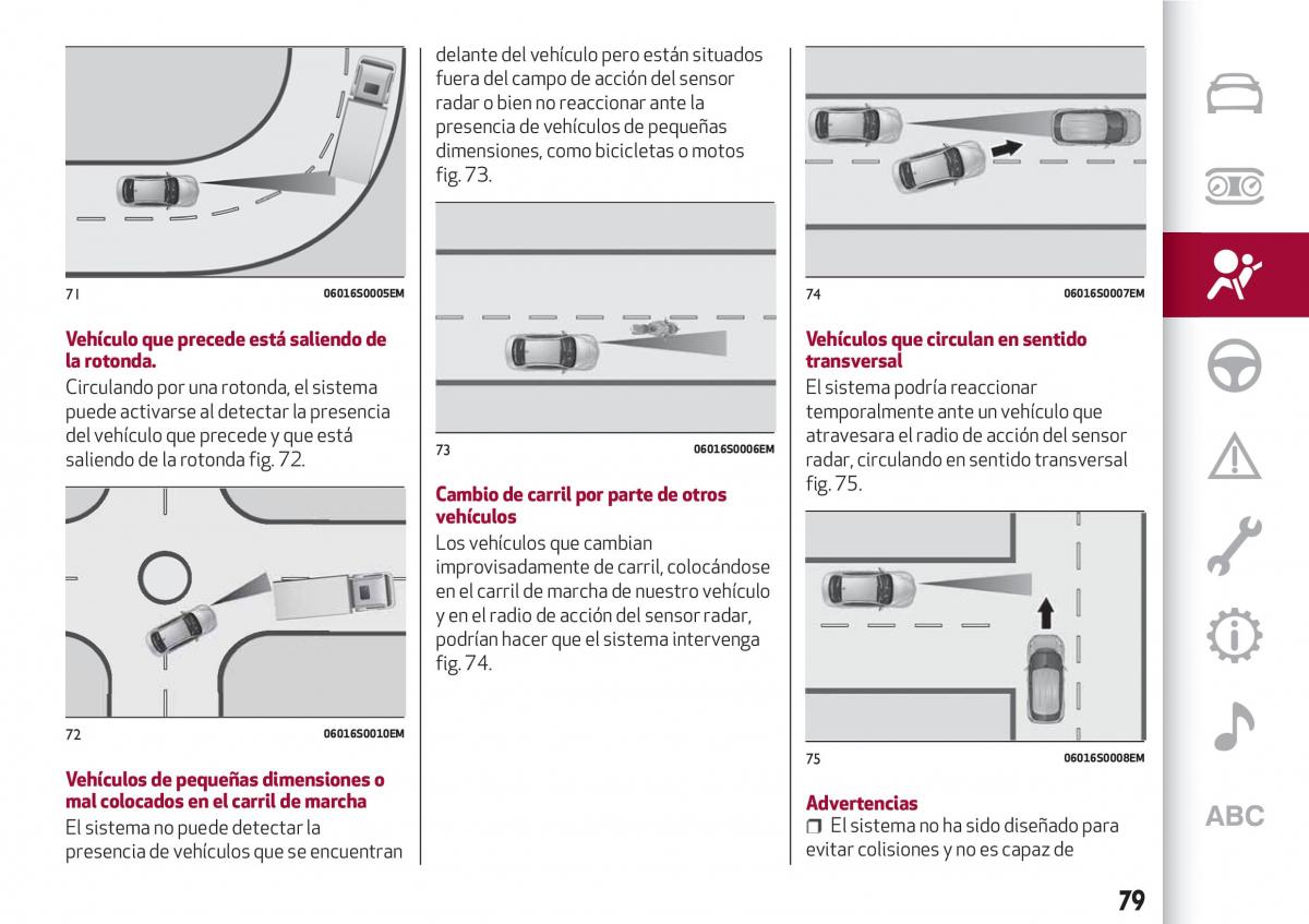 Alfa Romeo Giulia manual del propietario / page 81