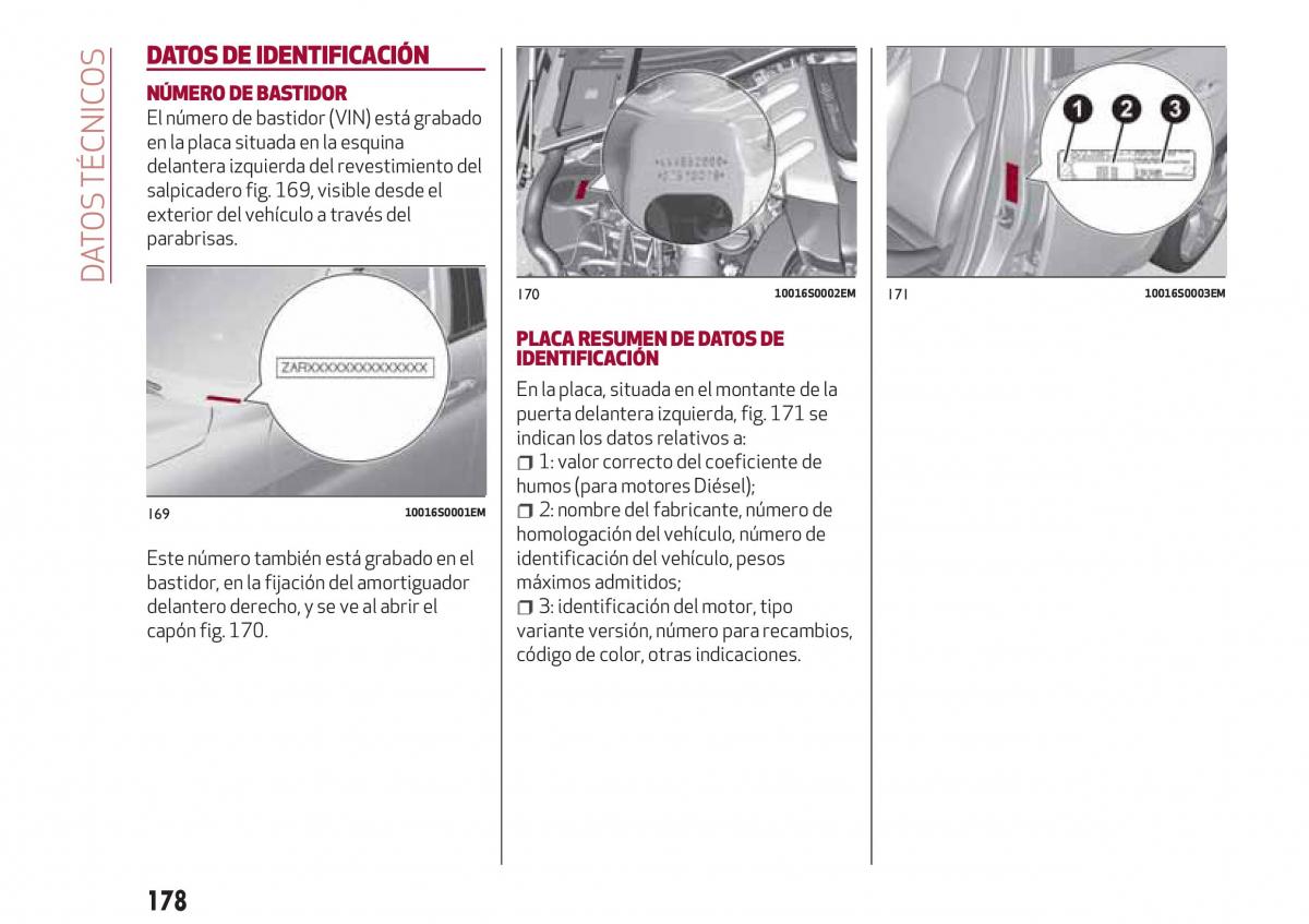 Alfa Romeo Giulia manual del propietario / page 180