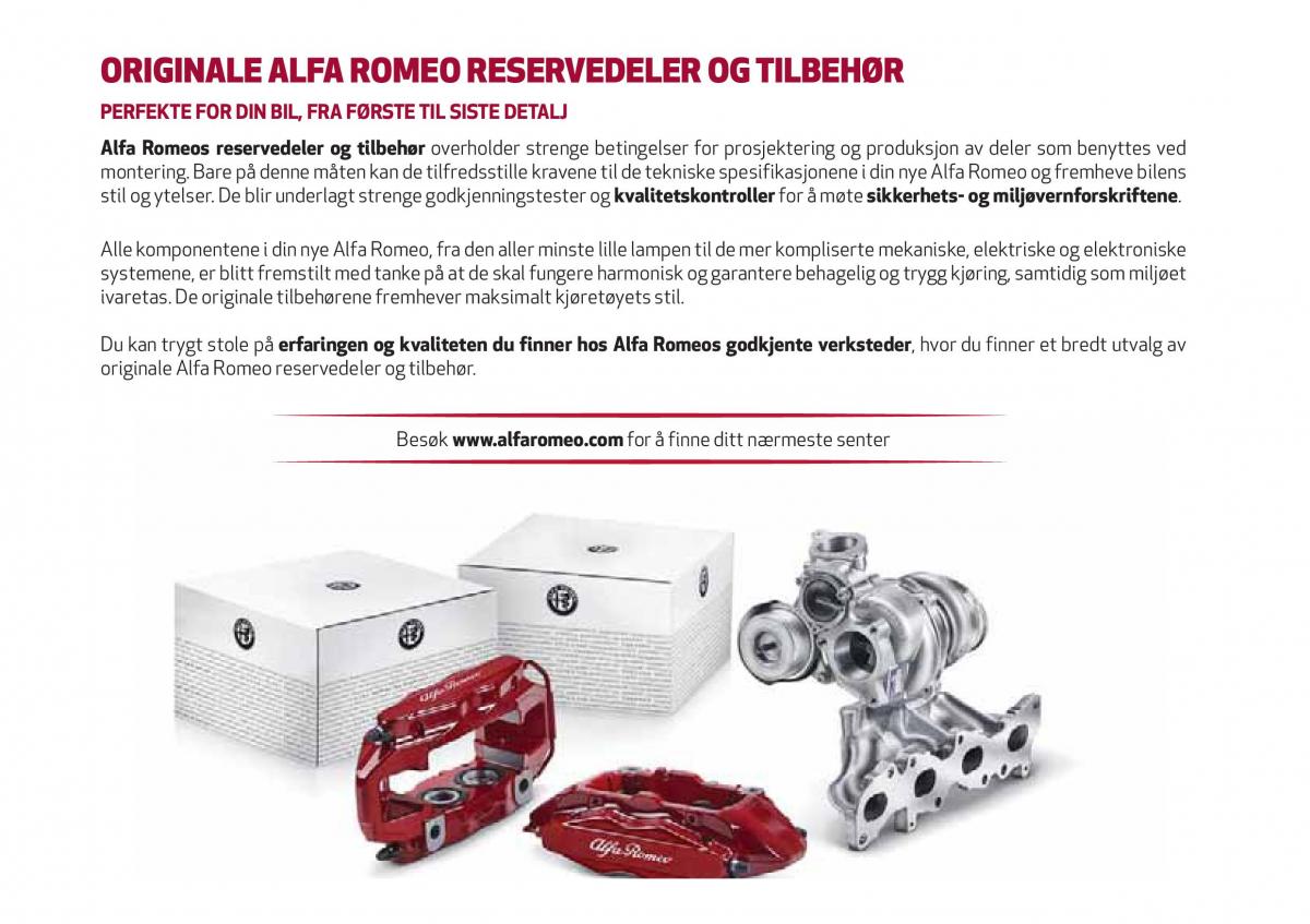 Alfa Romeo Giulia bruksanvisningen / page 215