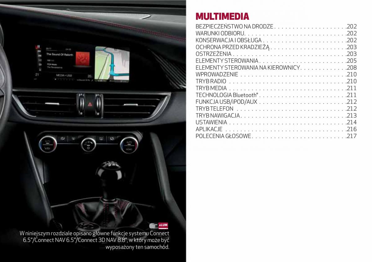 Alfa Romeo Giulia instrukcja obslugi / page 203